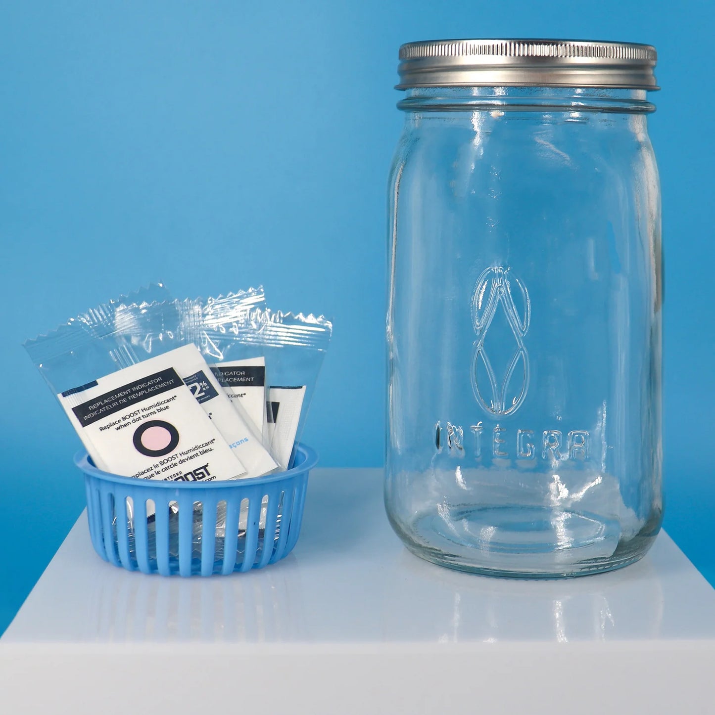 HUMIDITY CONTROL JAR - KIT WITH 3 BOOST® PACKS